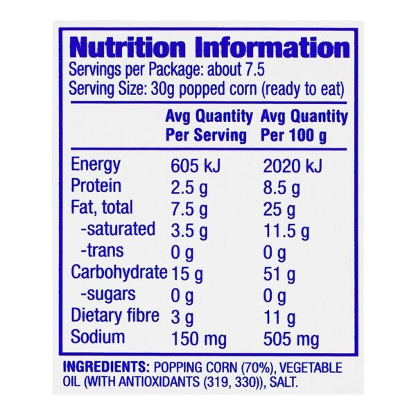 Act-ll Salted Popcorn, 255g
