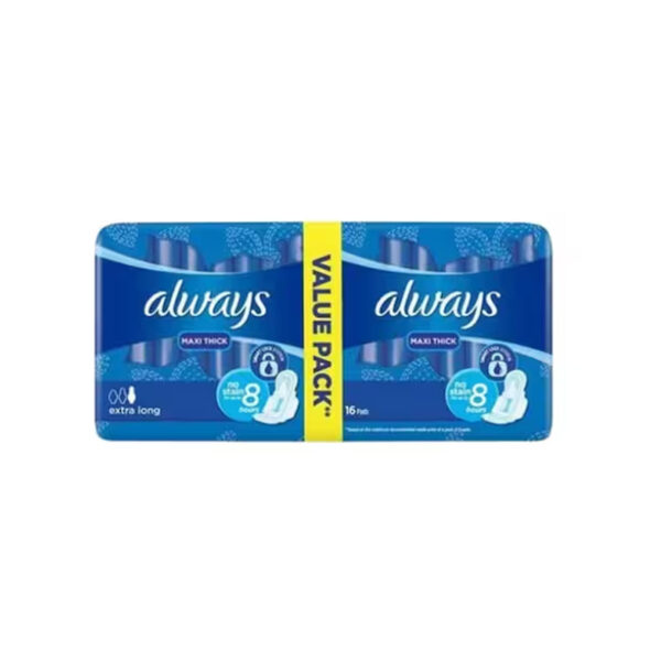 always-maxi-thick-extra-long-value-pack-16-pads-1 Always Maxi Thick Extra Long Value Pack 16 Pads