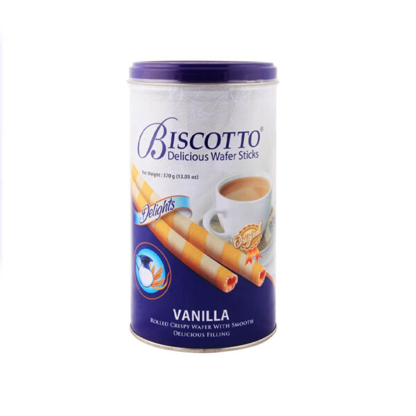 biscotto-delicious-wafer-stick-tin-vanilla-wafer-sticks-370g-1 Biscotto Delicious Wafer Stick Tin, Vanilla Wafer Sticks 370g