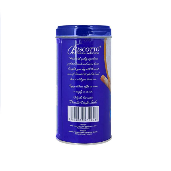 Biscotto Delicious Wafer Stick Tin, Vanilla Wafer Sticks 370g