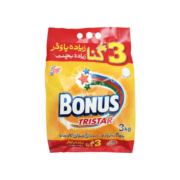 bonus-tri-star-washing-powder-3kg Bonus Tri Star Washing Powder 3Kg