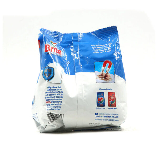 Brite Anti-Bacterial Detergent Powder, 500g
