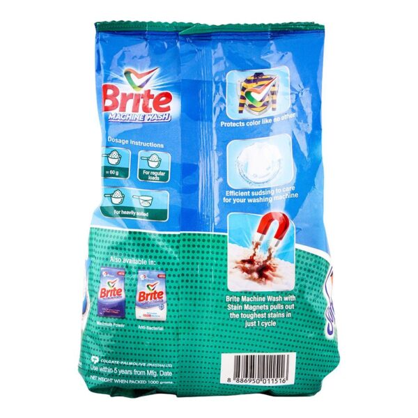 Brite Machine Wash 1kg - Detergent Washing Powder