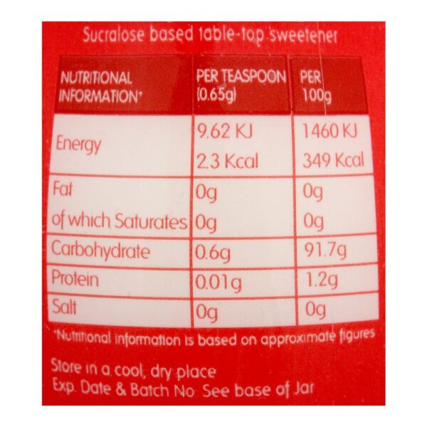 Canderel Sweetener Powder, Jar, 60g