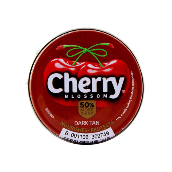cherry-blossom-dark-tan-shoe-polish-20ml Cherry Blossom Dark Tan Shoe Polish, 20ml