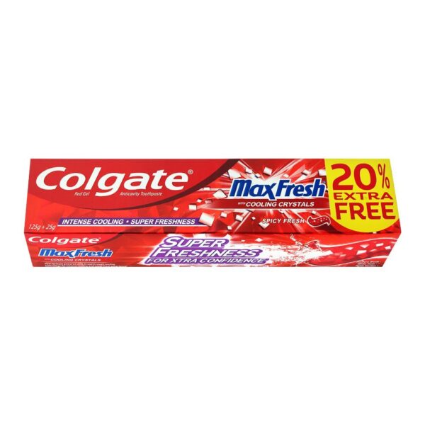 colgate-max-fresh-red-gel-spicy-fresh-tooth-paste-125g-25g-20-extra-free Colgate Max Fresh Red Gel Spicy Fresh Tooth Paste 125g+25g 20% Extra Free