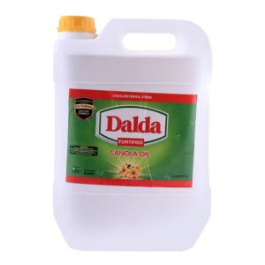 Dalda Canola Oil, Fortified, 16 Litres, Plastic Can