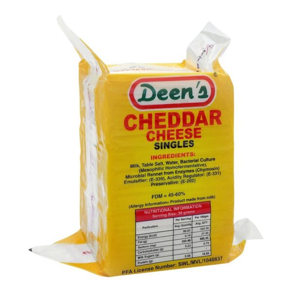 deens-cheddatr-slice-cheese-1kg-1.jpg Deen's Cheddatr Slice Cheese, 1kg