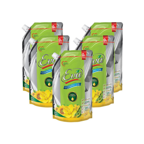 Eva Cooking Oil (1X5) Pouch With Nozzle