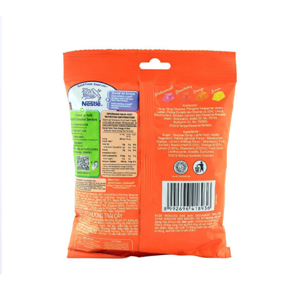 Fox's Crystal Clear Fruits Candy 90g