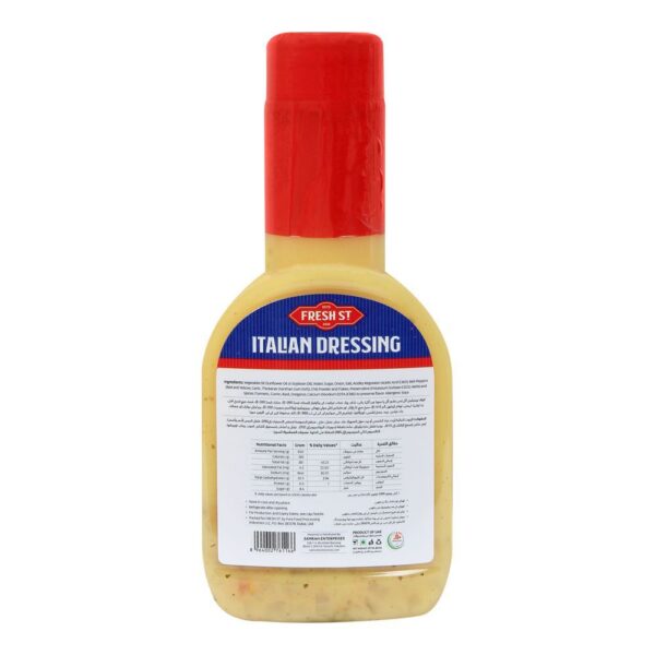 Fresh Street Italian Salad Dressing, 237ml, Pet Bottle