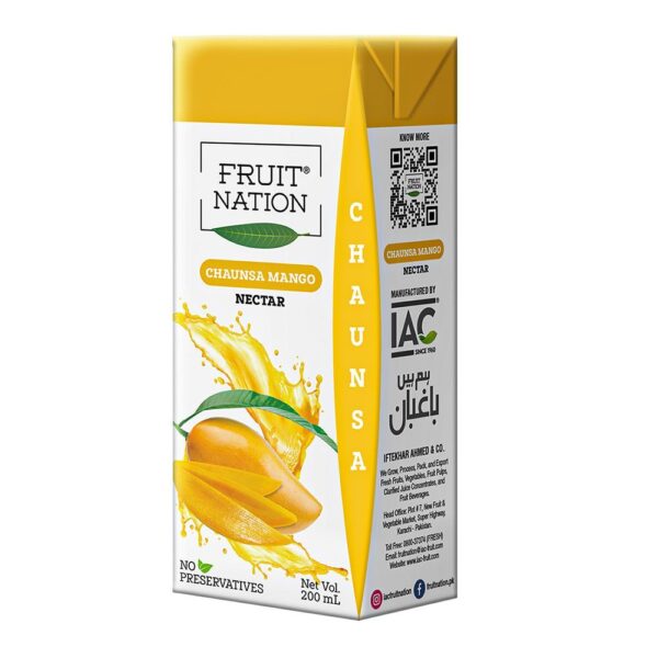fruit-nation-chaunsa-mango-premium-nectar-200ml-1.jpg Fruit Nation Chaunsa Mango Premium Nectar, 200ml