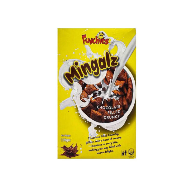 funchies-mingalz-chocolate-filled-crunch-cereal150g Funchies Mingalz Chocolate Filled Crunch Cereal150g