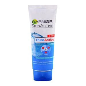 Garnier Pure Active 3 in 1 Clay Face Wash 50ml