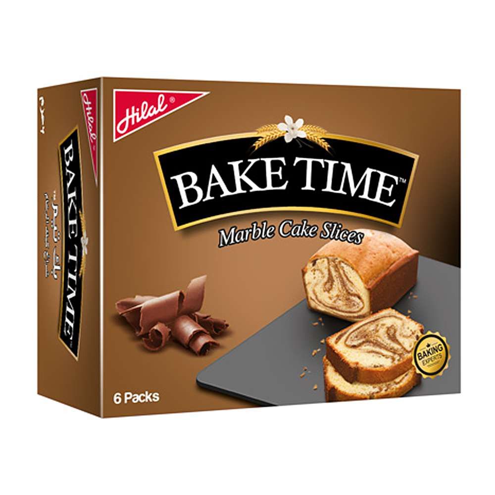 Hilal Bake Time Marble Cake Slices, 6 Packs