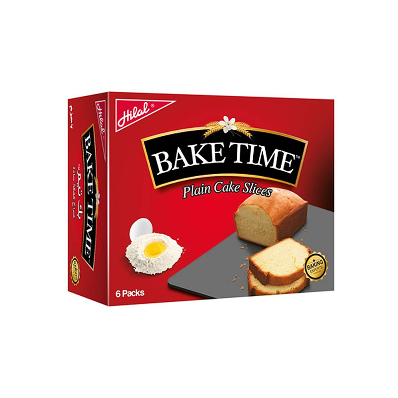 Hilal Bake Time Plain Slices Cake, 6-Pack