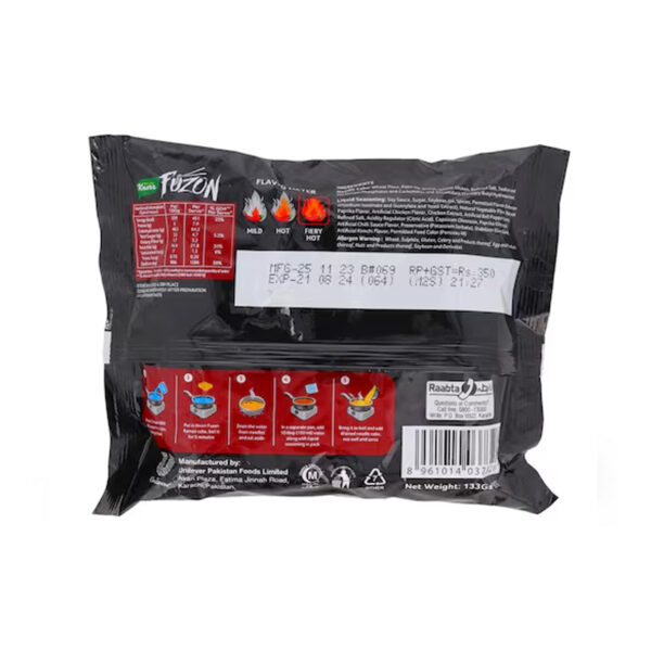 Knorr Fuzon Hot Korean Kimchi Ramen Noodles
