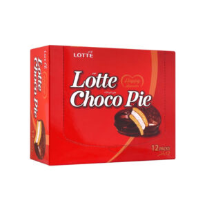 Lotte Choco Pie Biscuit, 12-Pack