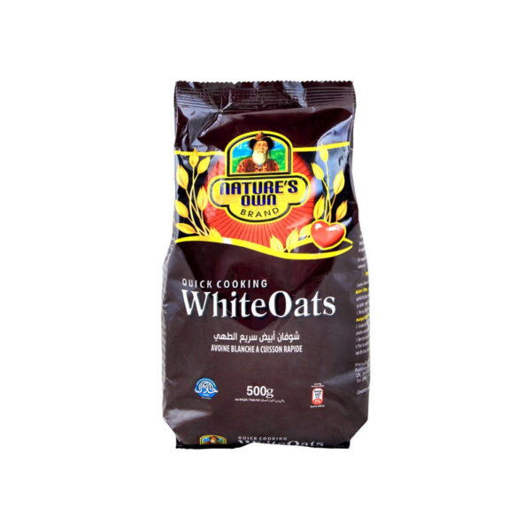 natures-own-brand-white-oats-quick-cooking-pouch-500g Nature's Own Brand White Oats, Quick Cooking Pouch 500g