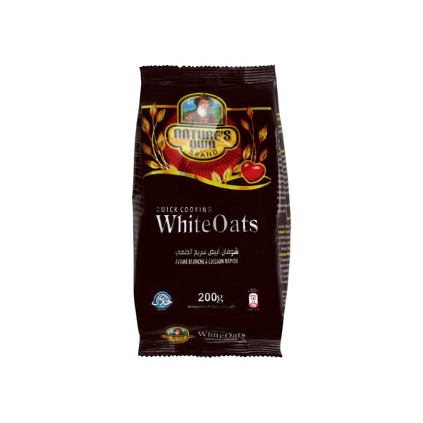 natures-own-quick-cooking-white-oats-pouch-200g Nature's Own Quick Cooking White Oats, Pouch 200g