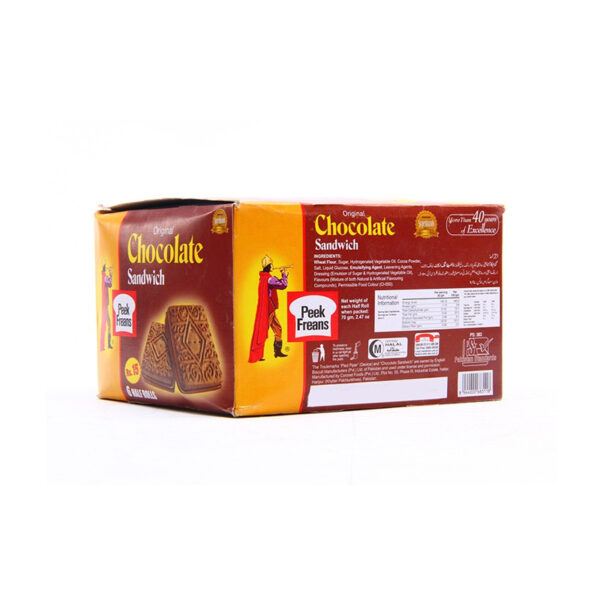 Peek Freans Original Chocolate Sandwich 8 Half Roll Pack - Biscuit