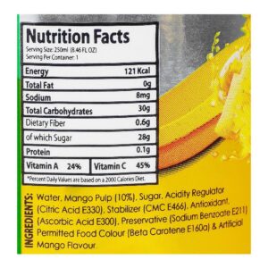 Tops Mango Fruit Drink Bottle 250ml