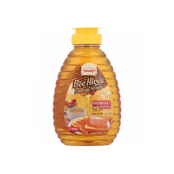 youngs-bee-hives-natural-honey-450g Youngs Bee Hives Natural Honey 450g