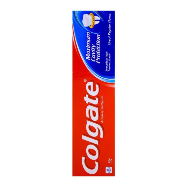 Colgate Maximum Cavity Protection Great Regular Toothpaste 75gm Colgate Maximum Cavity Protection Great Regular Toothpaste 75gm