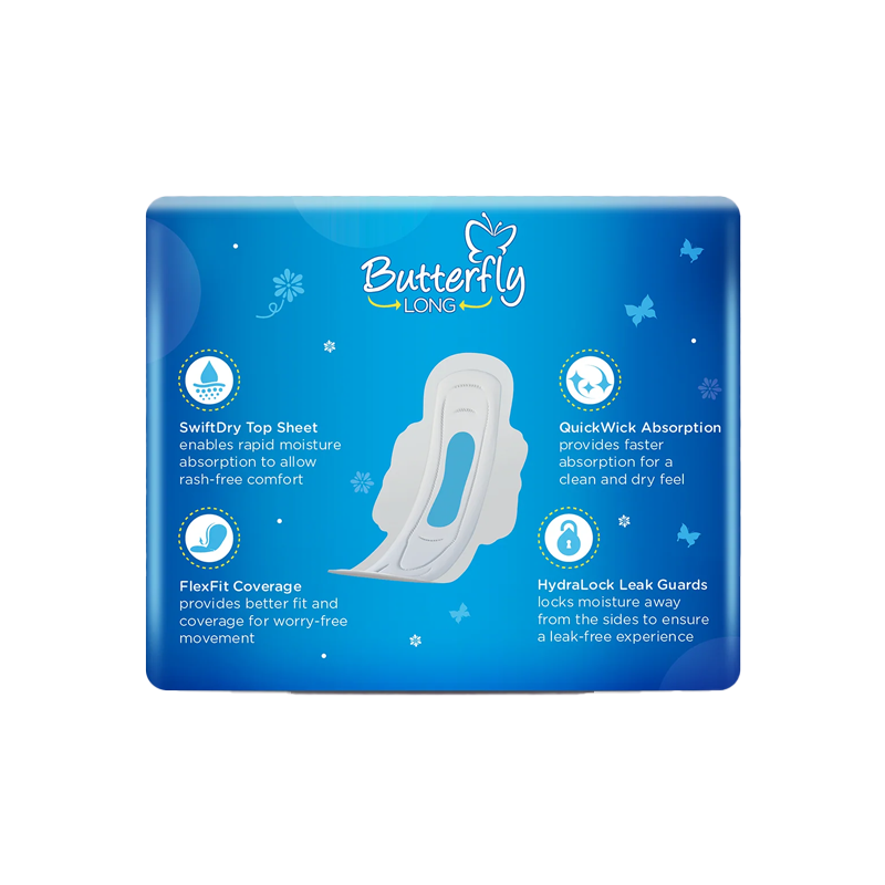 Butterfly Long Ultra Big Saver Sanitary Pads XXL 16's Pcs