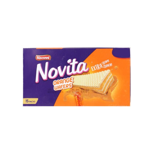 bisconni-novita-orange-wafers-15-packs Bisconni Novita Orange Waffers 16 Pack