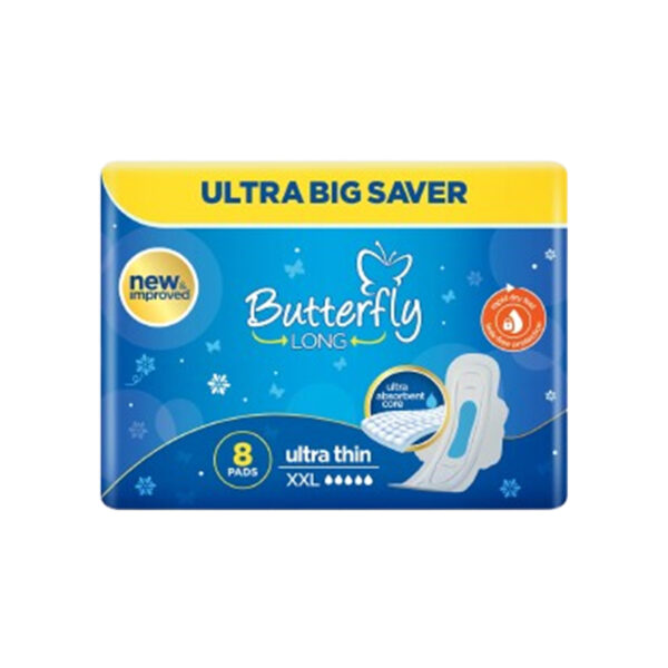 butterfly-long-ultra-big-saver-sanitary-pads-xxl-8-pcs Butterfly Long Ultra Big Saver Sanitary Pads XXL 8 Pcs