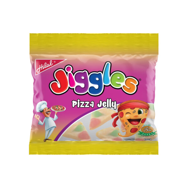 Hilal Jiggles Pizza Jelly (24 Pieces)