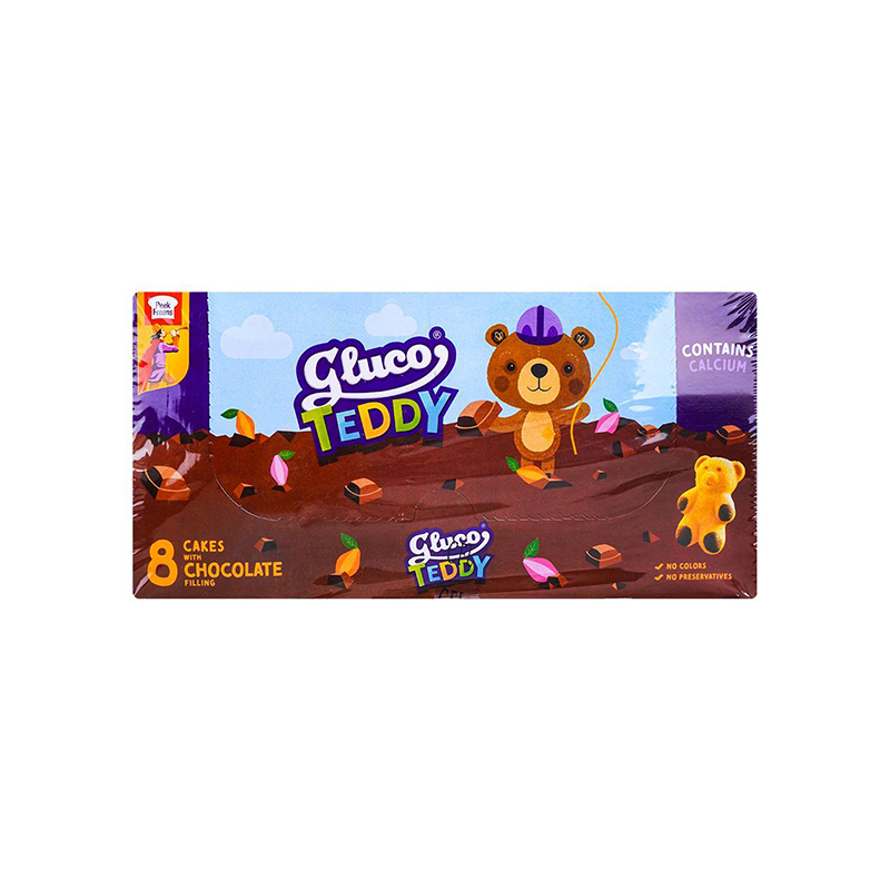 Peek Freans Gluco Teddy Chocolate Cake 8 Piece