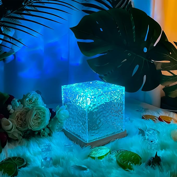 Dynamic Water Ripple Lamp Projector with USB Connection – Ambient Mood Light